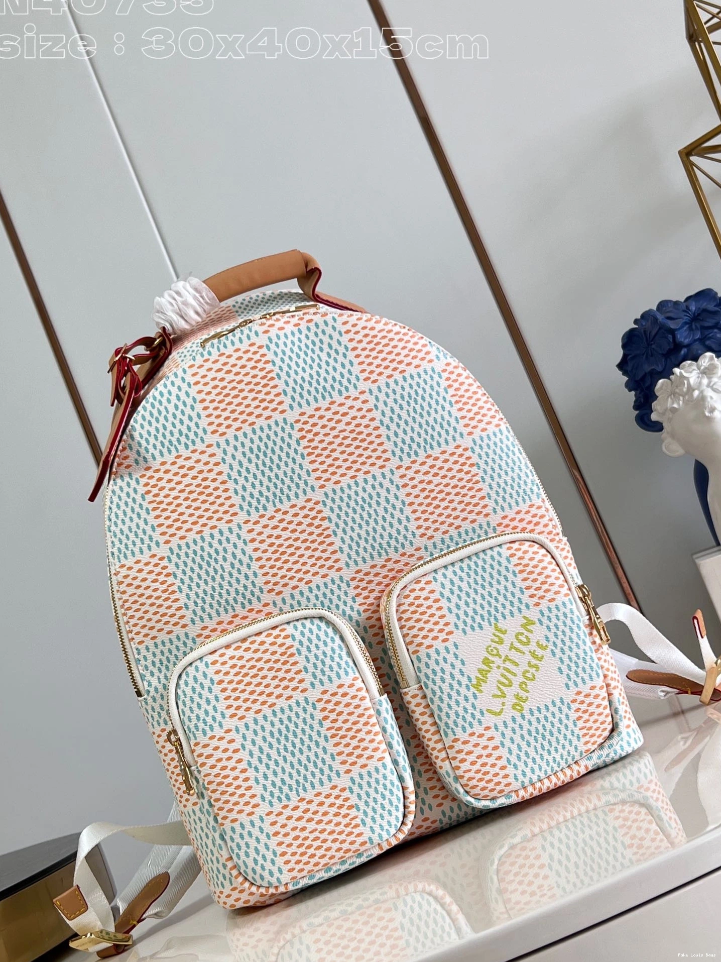 Fake Louis Bags LOUIS VUITTON MULTIPOCKET-30*40*15.5CM BACKPACK 0806